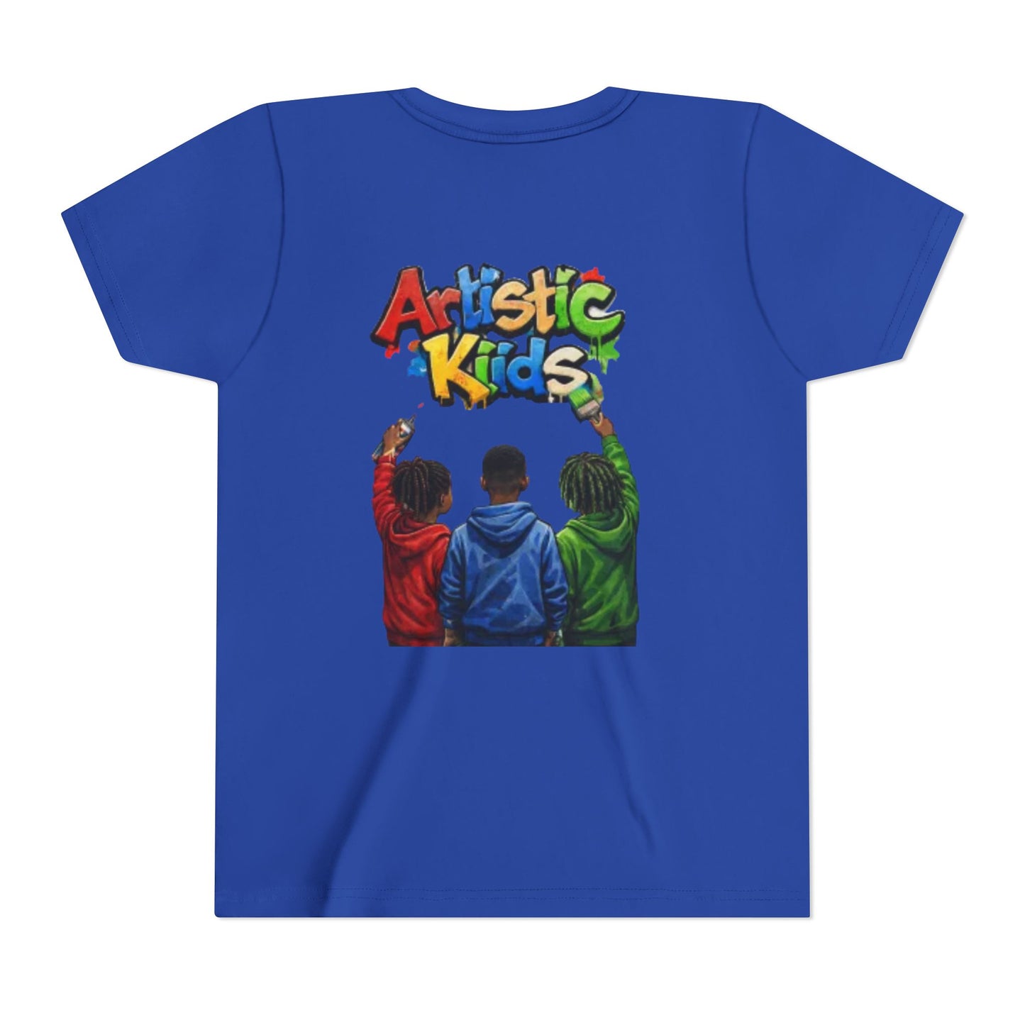 Artistic Kids Youth Tee — Colorful ‘Artistic Kids’ Graphic Shirt for Creative Children