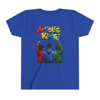 Artistic Kids Youth Tee — Colorful ‘Artistic Kids’ Graphic Shirt for Creative Children