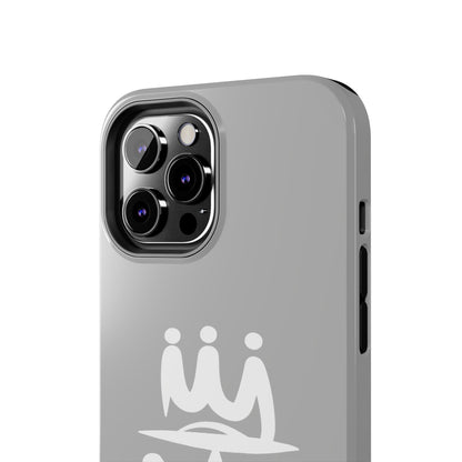 T3 Phone Case — Stylized Crown & Script Graphic Protective Cover