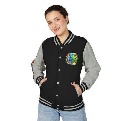 Artistic Kids Letterman Jacket - Colorful Kids Art Club Varsity Jacket