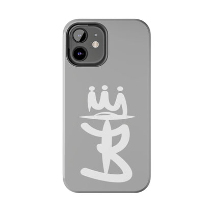 T3 Phone Case — Stylized Crown & Script Graphic Protective Cover