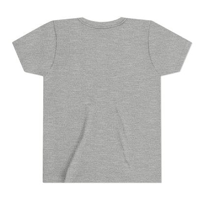 Kids Crowned Script Tee — Youth Short Sleeve T‑Shirt