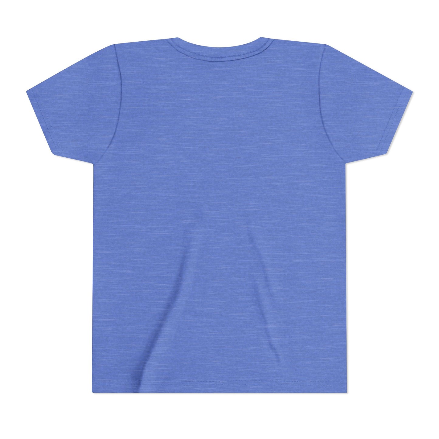 Kids Crowned Script Tee — Youth Short Sleeve T‑Shirt