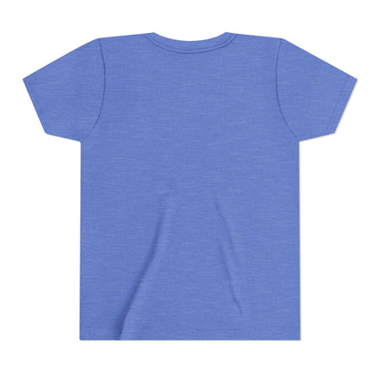 Kids Crowned Script Tee — Youth Short Sleeve T‑Shirt