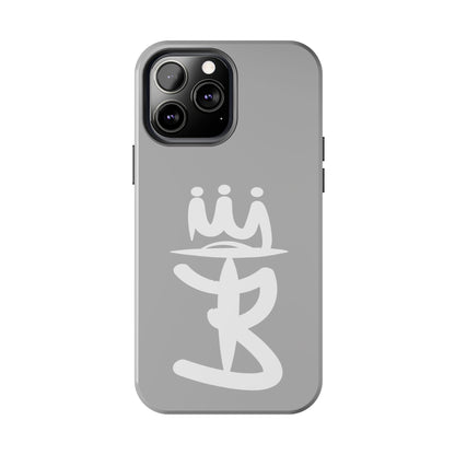 T3 Phone Case — Stylized Crown & Script Graphic Protective Cover