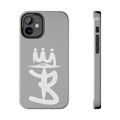 T3 Phone Case — Stylized Crown & Script Graphic Protective Cover