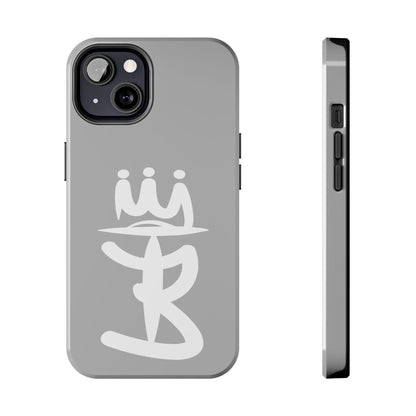 T3 Phone Case — Stylized Crown & Script Graphic Protective Cover