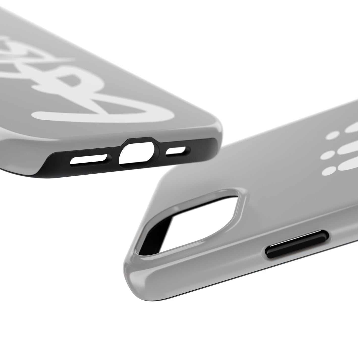 T3 Phone Case — Stylized Crown & Script Graphic Protective Cover