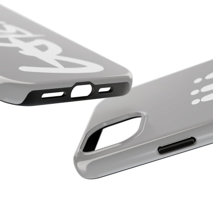 T3 Phone Case — Stylized Crown & Script Graphic Protective Cover