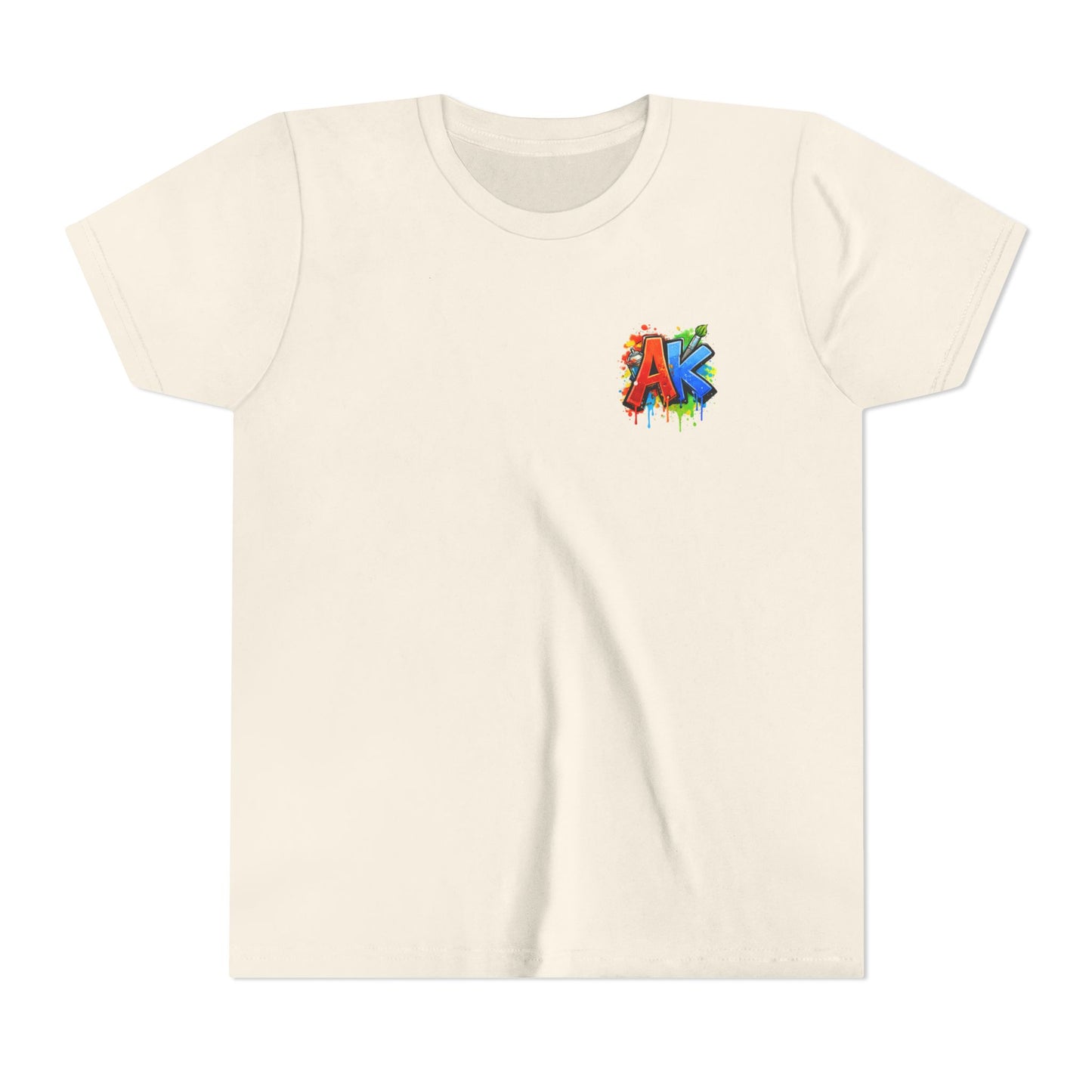 Artistic Kids Youth Tee — Colorful ‘Artistic Kids’ Graphic Shirt for Creative Children