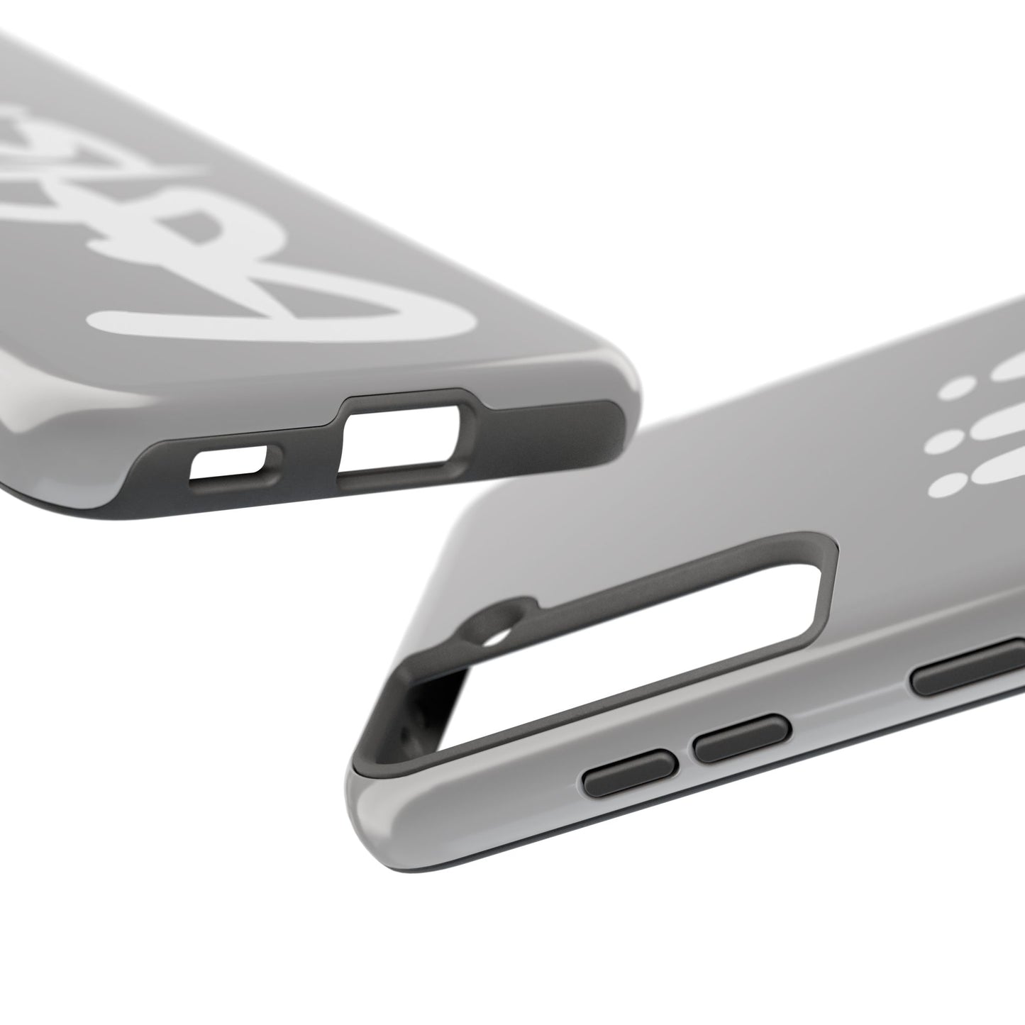 T3 Phone Case — Stylized Crown & Script Graphic Protective Cover