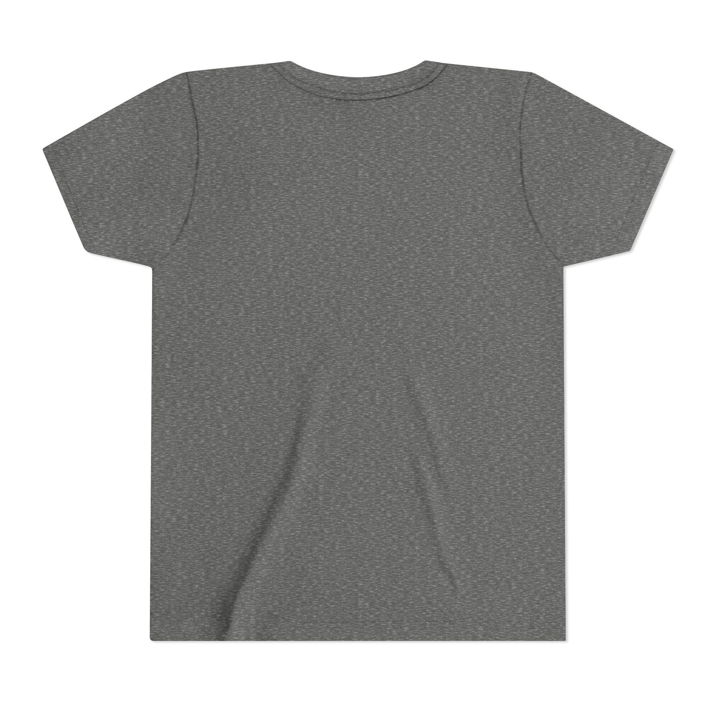 Kids Crowned Script Tee — Youth Short Sleeve T‑Shirt