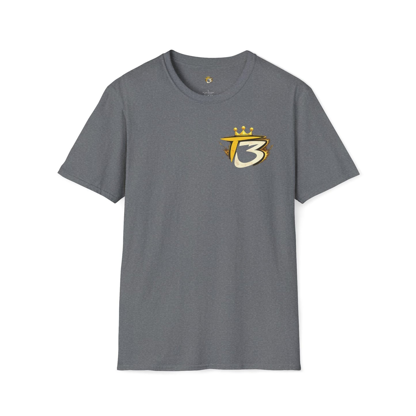 T3 Graphic T-Shirt | Urban Rapper Illustration, Streetwear Tee