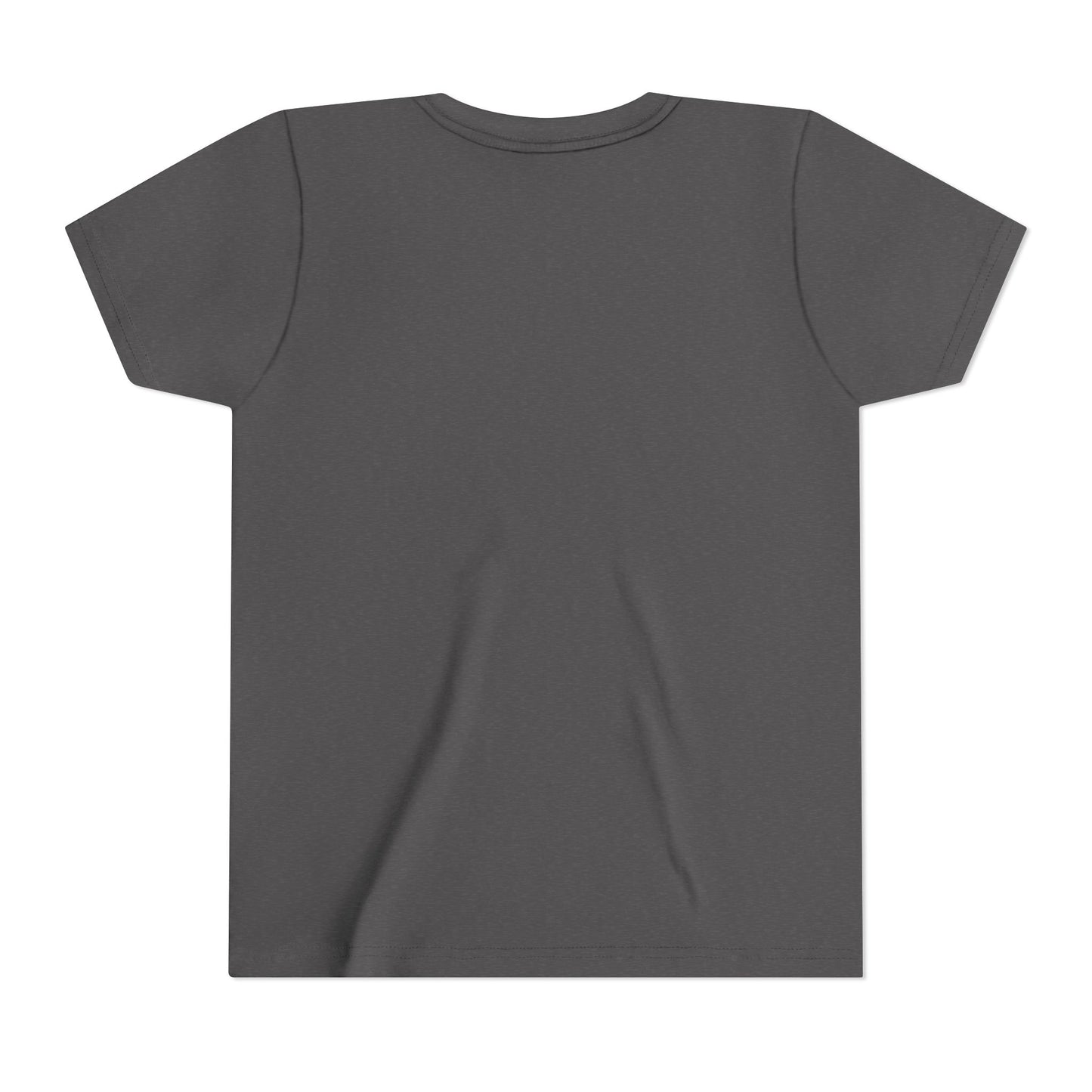 Kids Crowned Script Tee — Youth Short Sleeve T‑Shirt