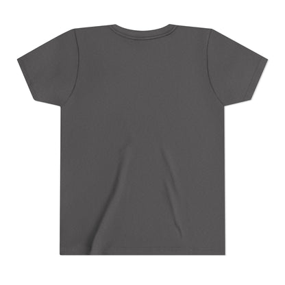 Kids Crowned Script Tee — Youth Short Sleeve T‑Shirt