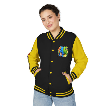 Artistic Kids Letterman Jacket - Colorful Kids Art Club Varsity Jacket