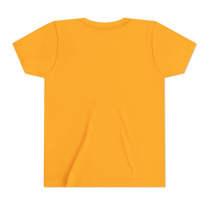 Kids Crowned Script Tee — Youth Short Sleeve T‑Shirt