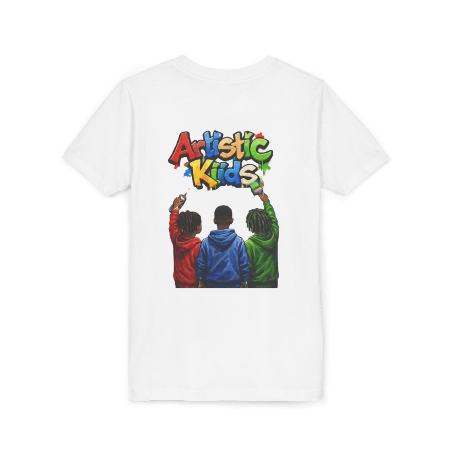 Artistic Kids Youth Tee — Colorful ‘Artistic Kids’ Graphic Shirt for Creative Children