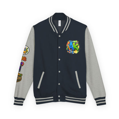Artistic Kids Letterman Jacket - Colorful Kids Art Club Varsity Jacket