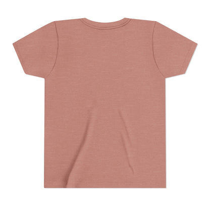 Kids Crowned Script Tee — Youth Short Sleeve T‑Shirt